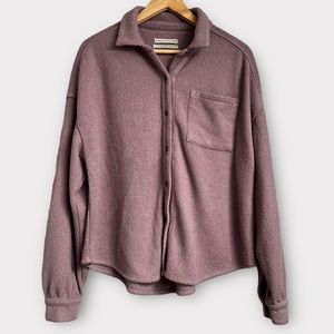 Urban Outfitters Benji Sherpa Button-Down Shirt